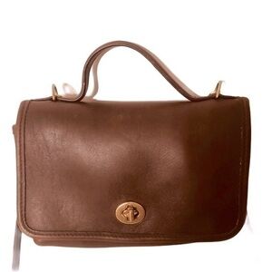 COACH vintage casino 9924 brown crossbody bag rare